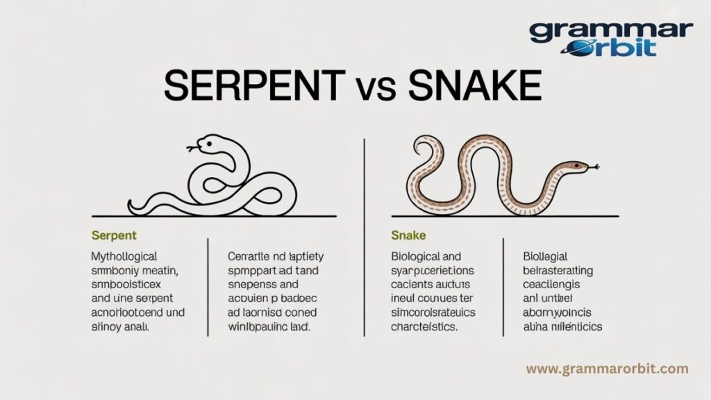Serpent vs Snake