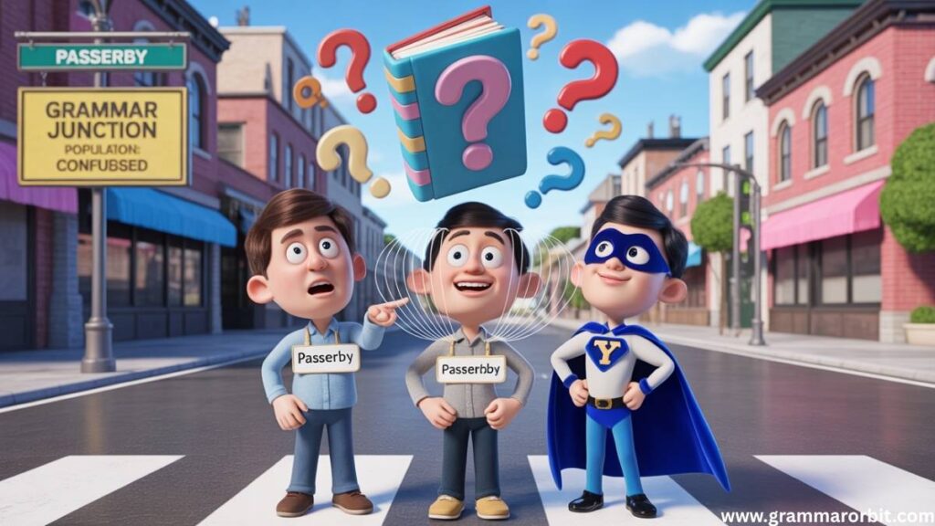 Passerby vs Passersby vs Passerbyers