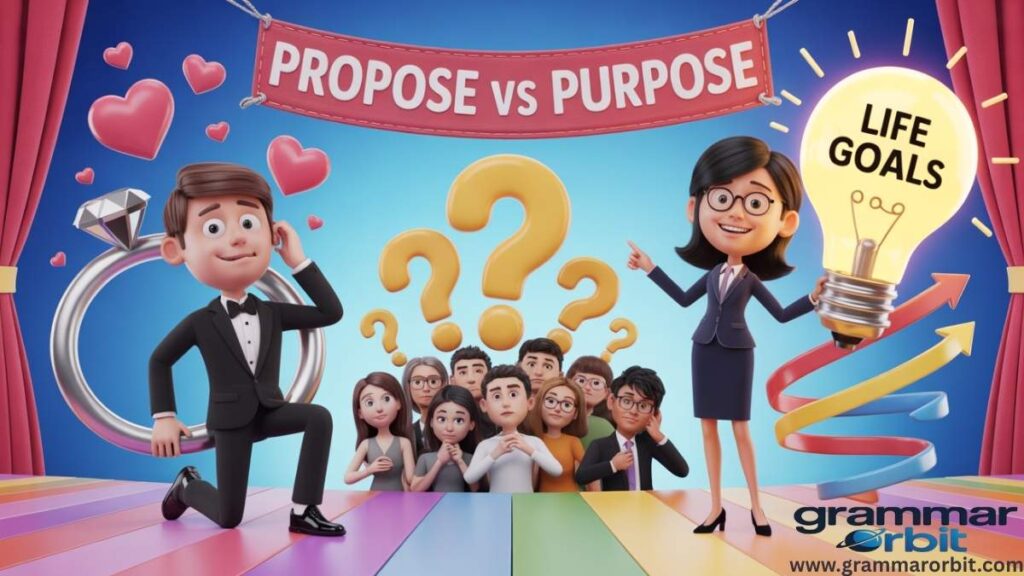 Deep Dive: Meaning and Usage of Propose vs Purpose