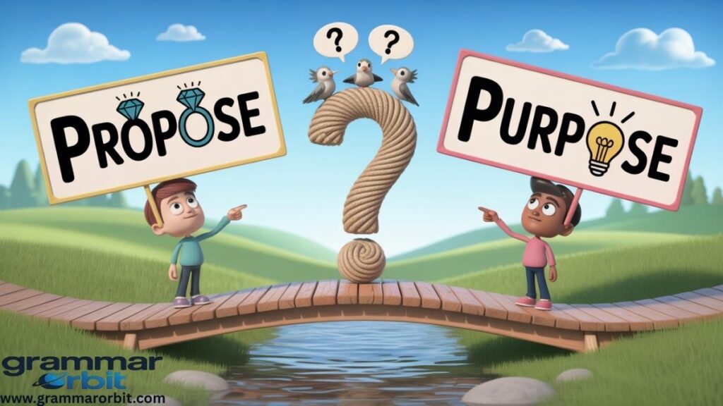 The Key Difference Between Propose vs Purpose