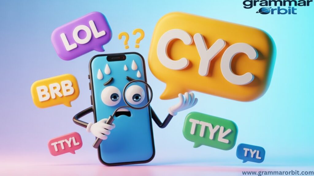 CYC Meaning in Text: Definition Usage and Contexts