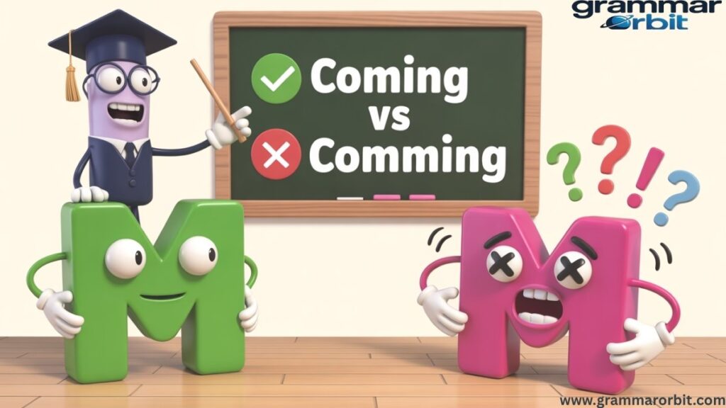Comming vs Coming: Easy Grammar and Spelling Guide