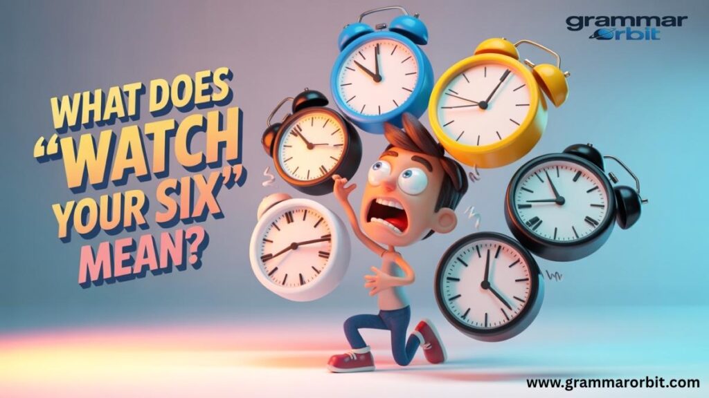 What Does “Watch Your Six” Mean?