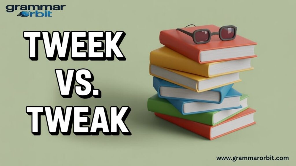 Tweak Meaning and Usage