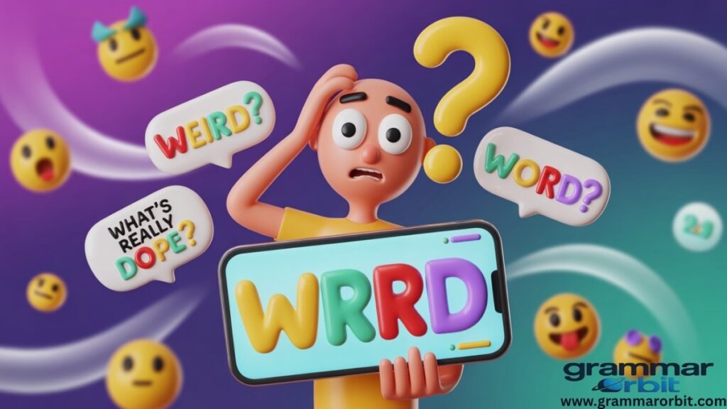 WRD Meaning in Text