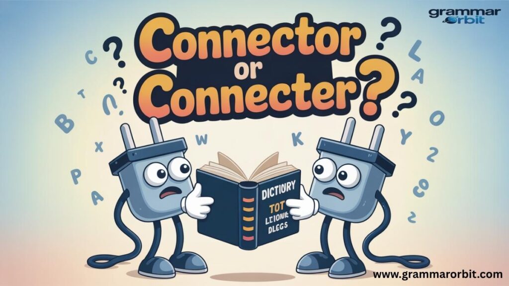 Connector or Connecter Which Spelling Is Correct?