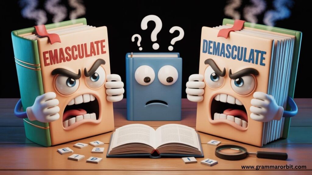 Comparison Table: Emasculate vs Demasculate