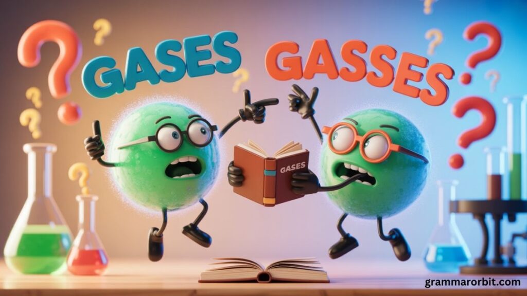 The Real Difference Between Gases and Gasses