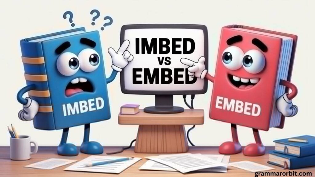 Imbed vs Embed Meaning, Usage, and Key Differences
