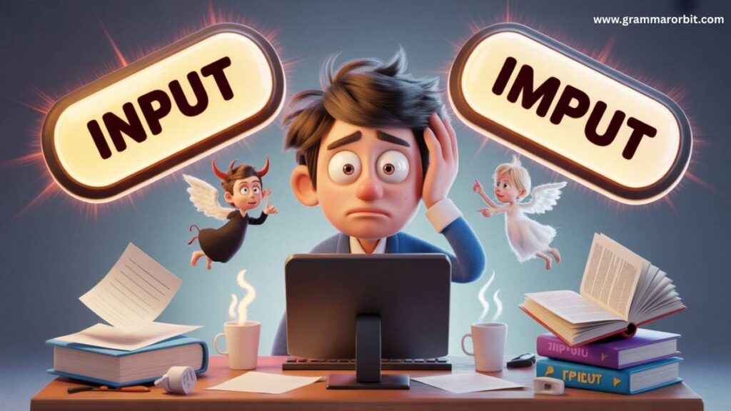 Input or Imput Which One Is Actually Correct?