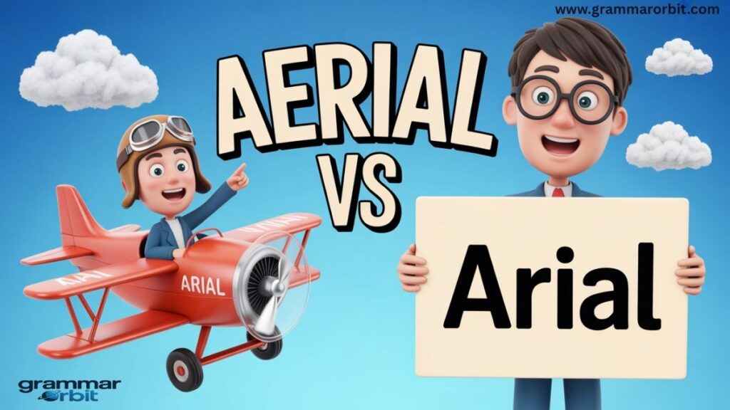 Aerial vs Arial vs Ariel Common Mix Ups Explained