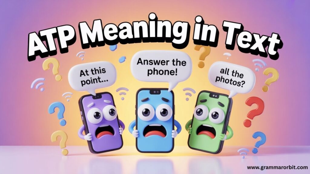 ATP Meaning in Text: What This Acronym Really Means