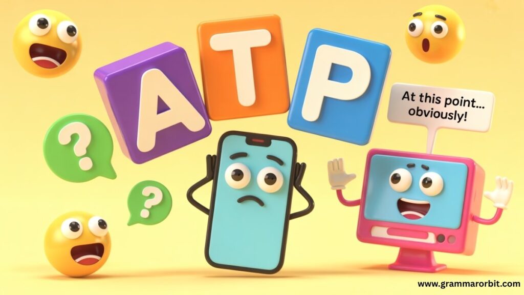 🚫 Should You Use ATP in Professional Communication?