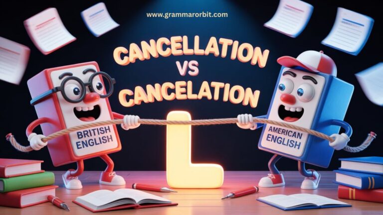 Cancellation vs Cancelation The Complete Guide - Grammar Orbit