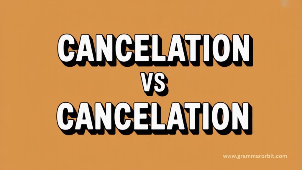 Why Cancellation Uses Double L