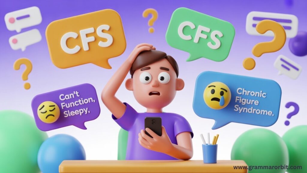 CFS Meaning in Text: What It Really Means and How To Use It