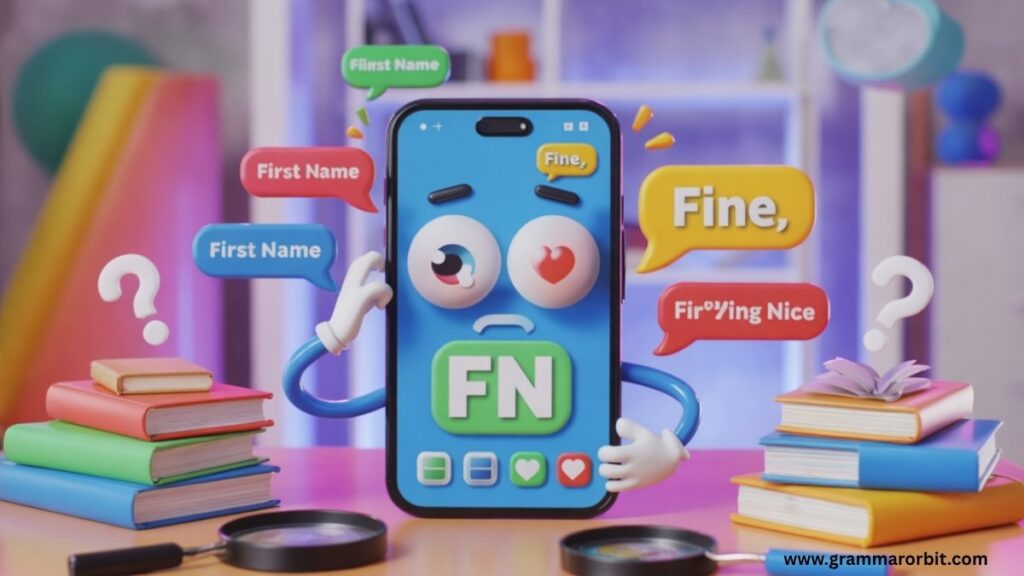 FN Meaning in Text from a Guy