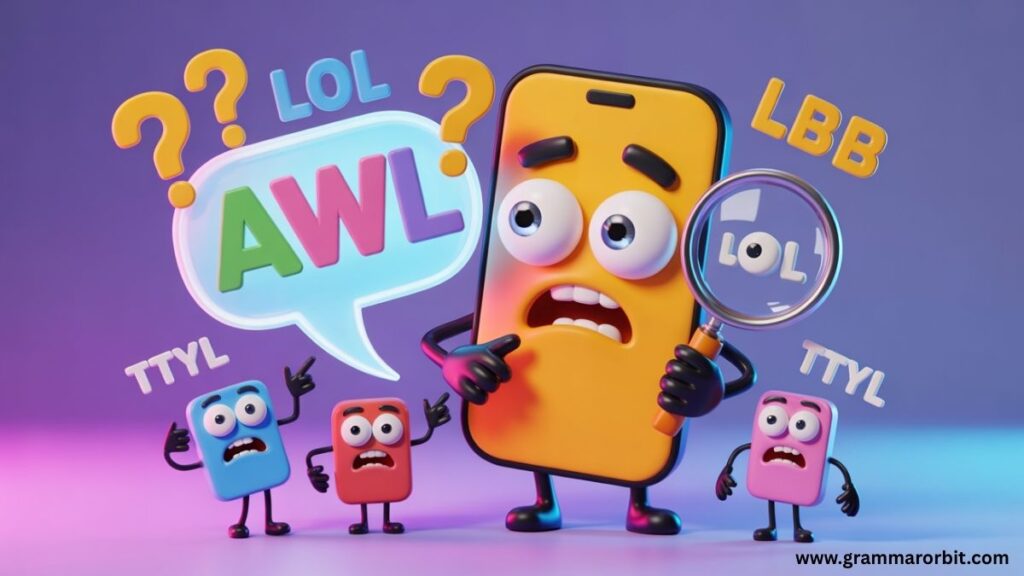 How to Respond to AWL Meaning in Text