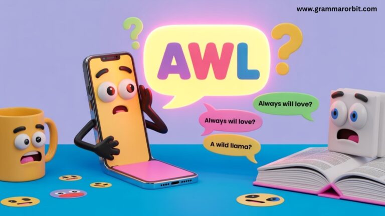 AWL Meaning in Text: What It Really Means and How to Respond - Grammar ...
