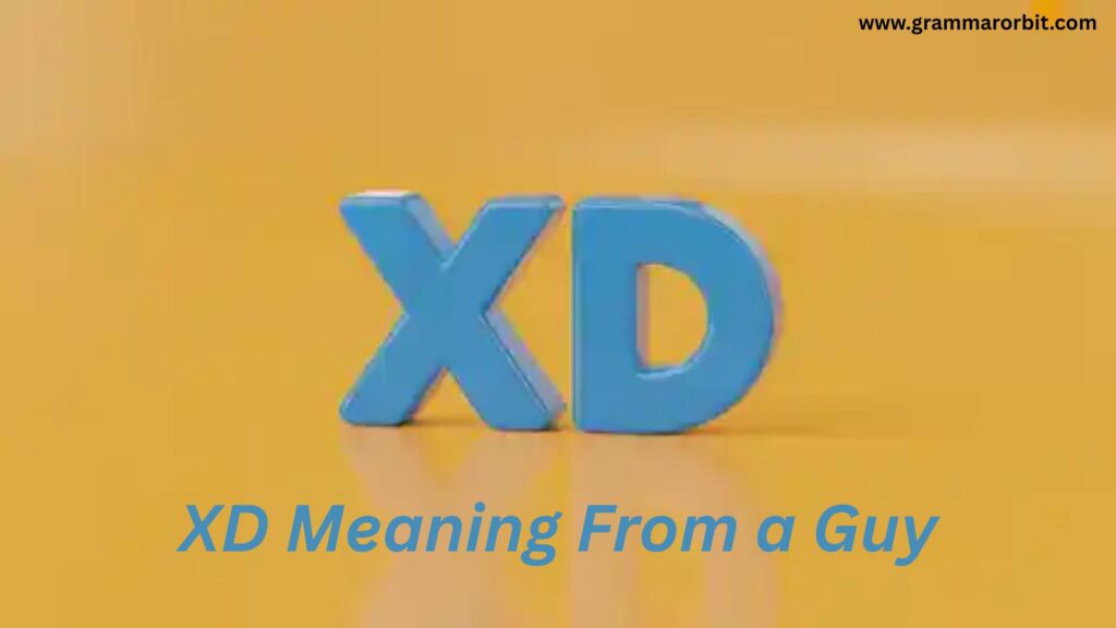 XD Meaning From a Guy