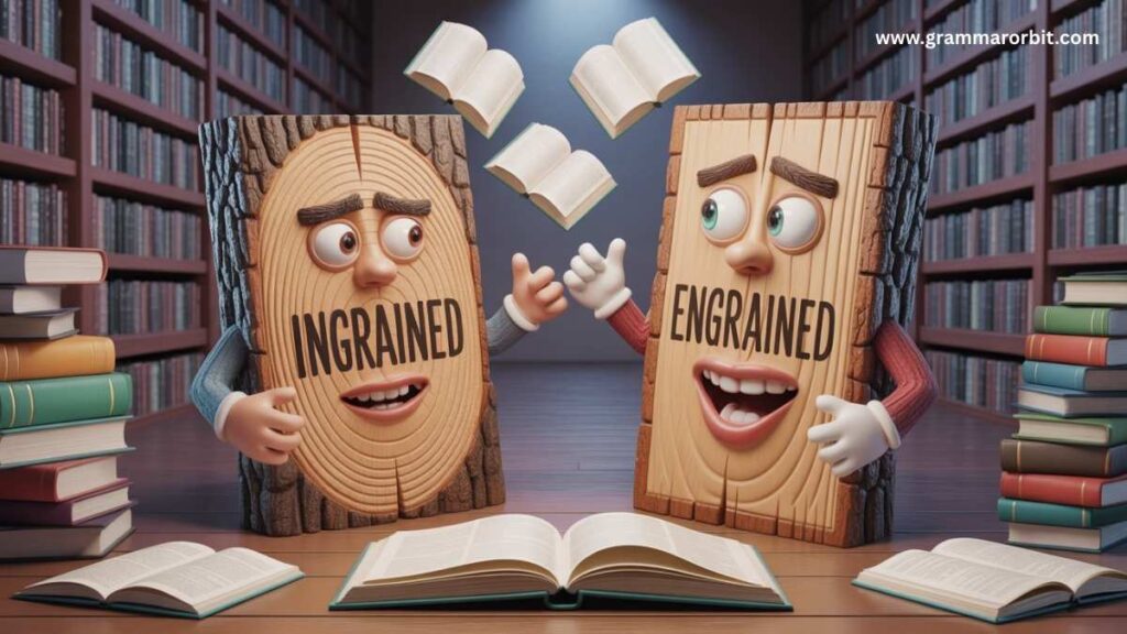 Ingrain vs Engrain: The Verbs Behind the Adjectives