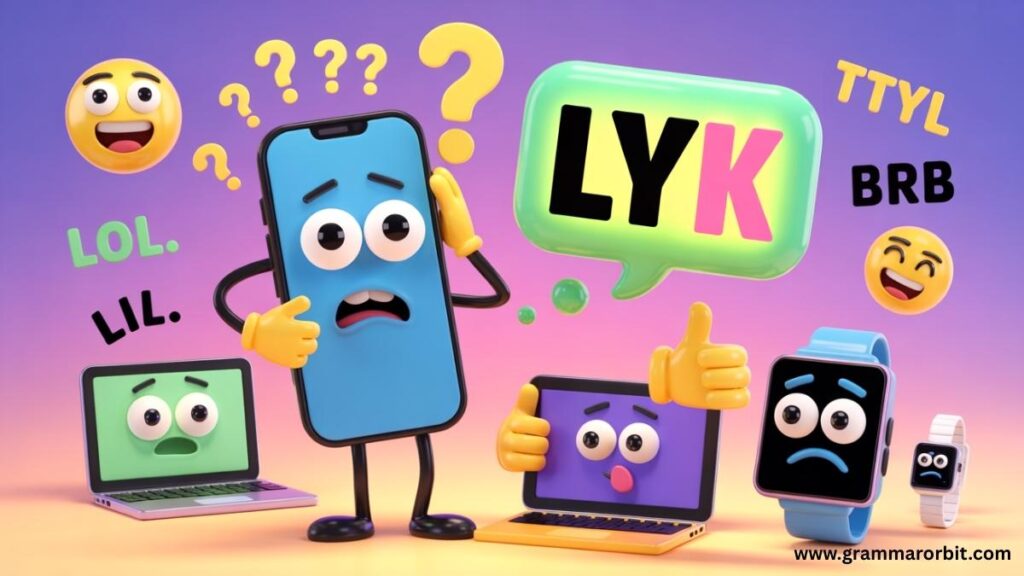 How to Respond to Someone Who Says (LYK Meaning in Text)