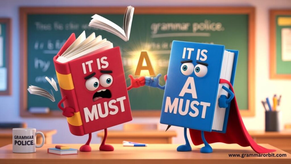 It Is Must vs It Is a Must – The Correct Version Meaning