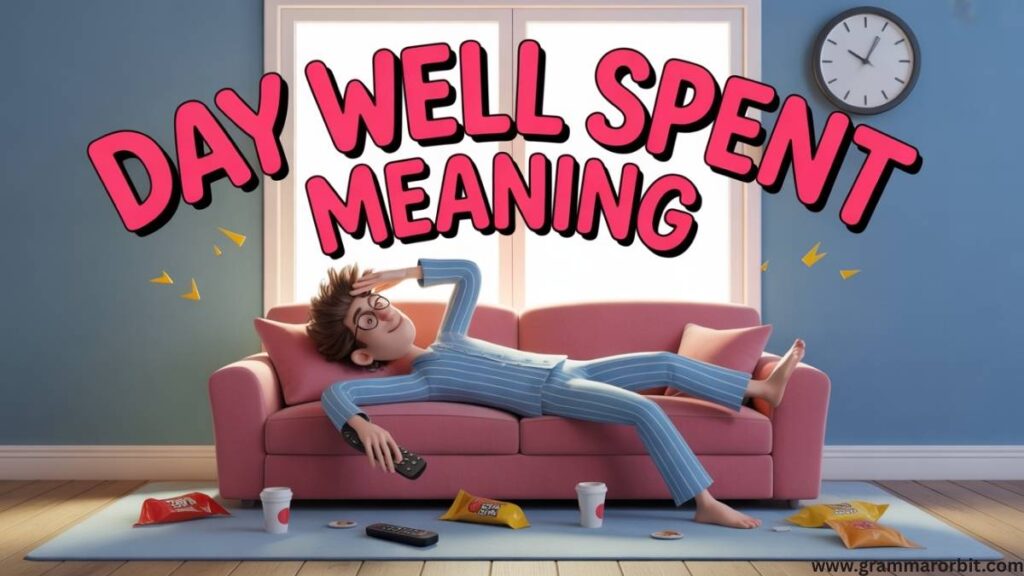 Is It Correct to Say “Day Well Spent”?