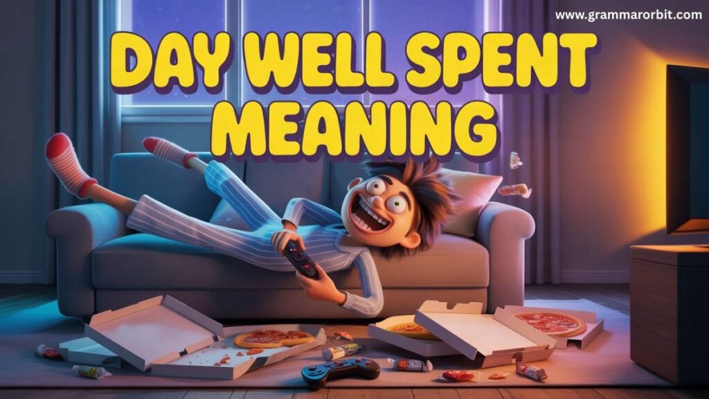 Why “Day Well Spend” Is Incorrect
