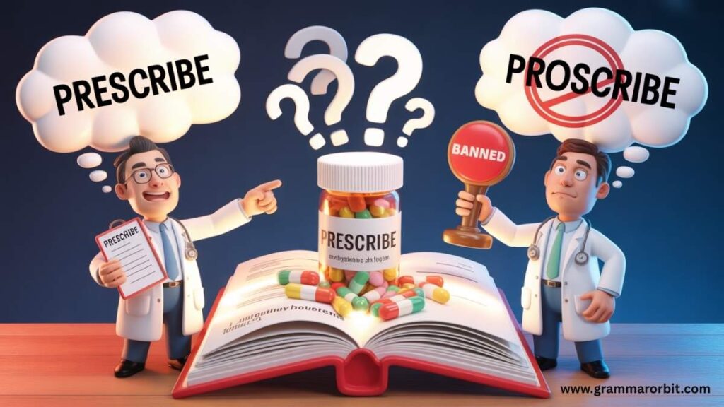 Prescribe vs Proscribe Meaning Usage and Key Differences