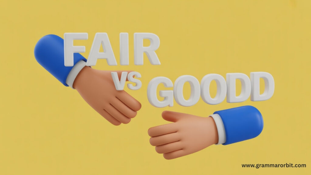 Fair vs Good Condition in Products and Services