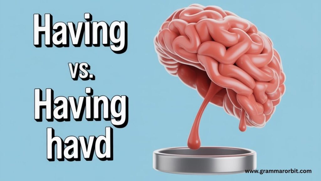 Real-World Case Studies Having vs Having Had