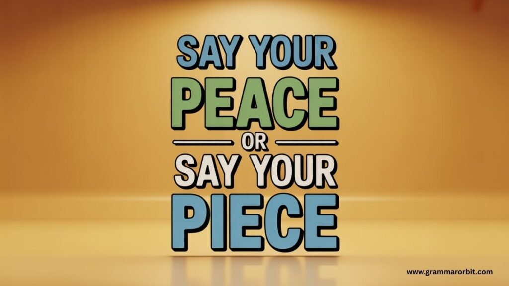 Related Idioms and Variations