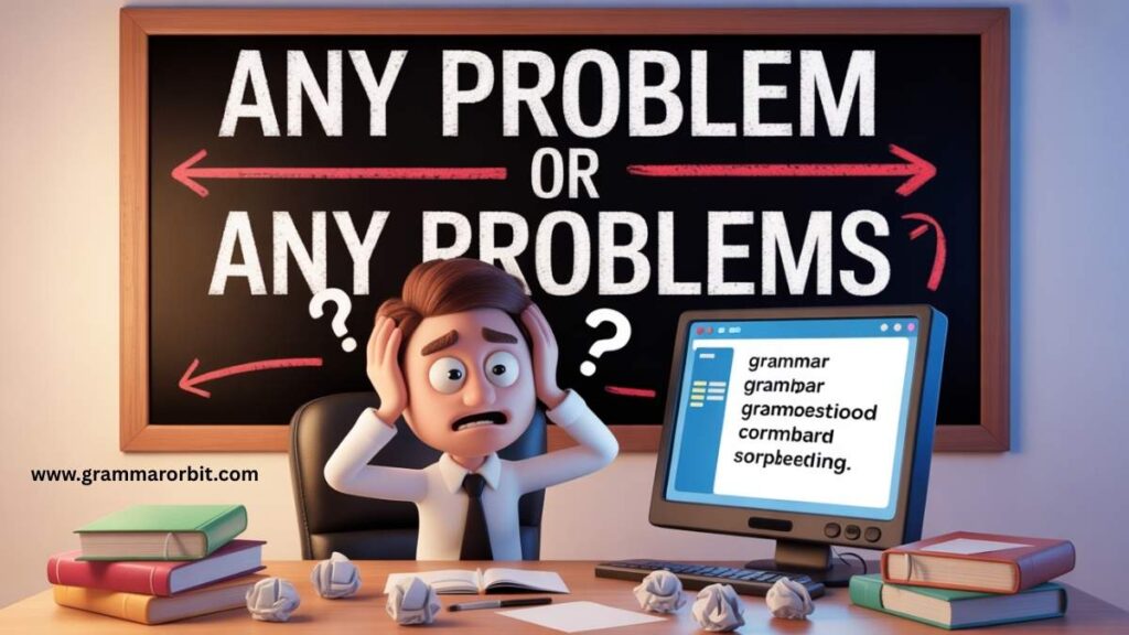 Any Problem or Any Problems Frequency in Modern English