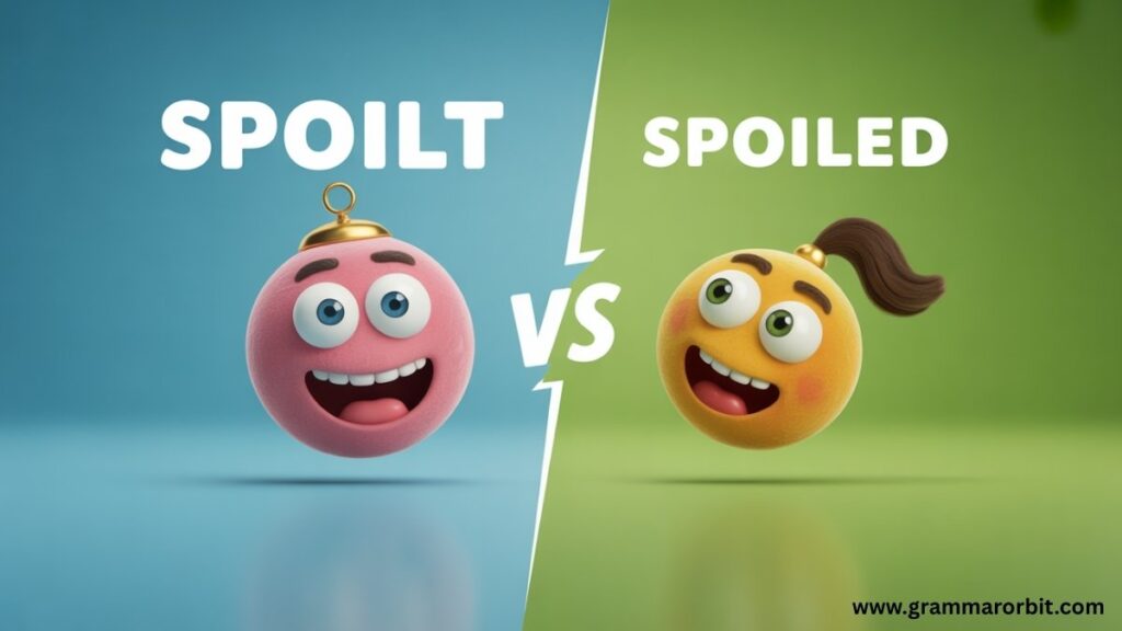 How ‘Spoilt’ Persists in British English