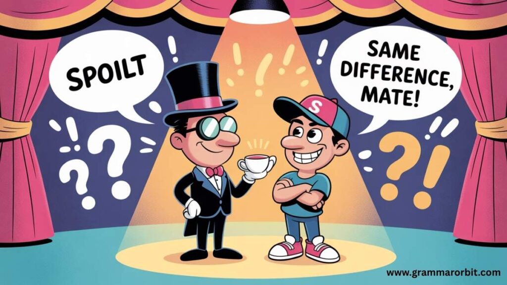 Saying “I am spoilt” when you mean “I feel happy”