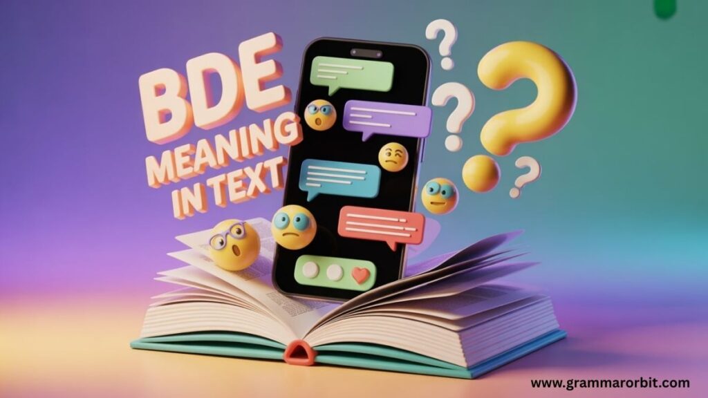 BDE Meaning in Text 🌟 The Ultimate Guide to This Viral Slang