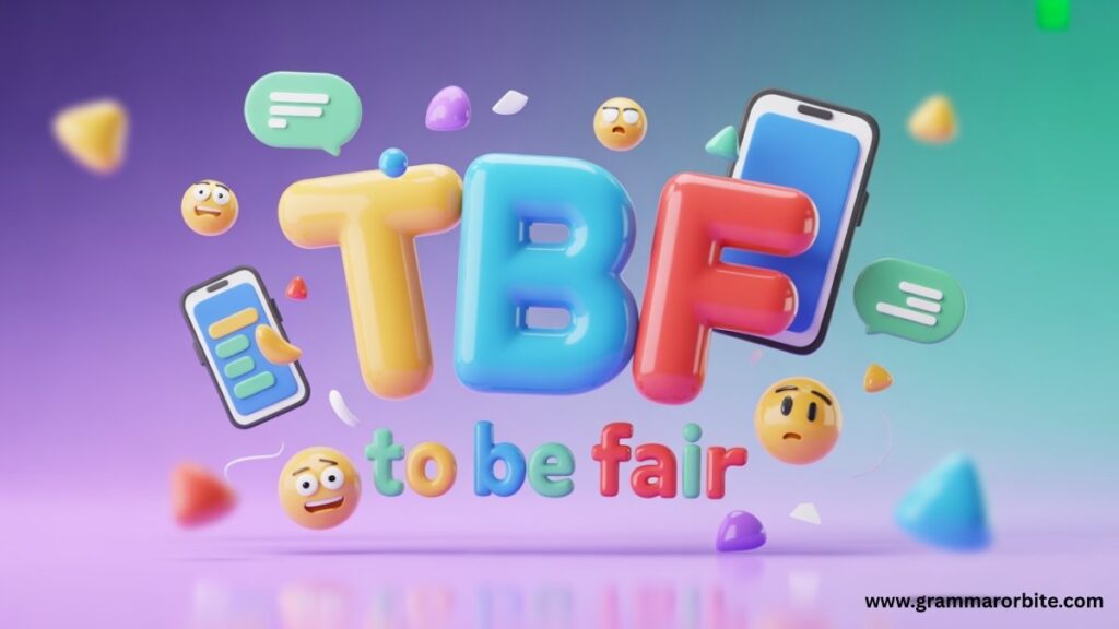 How to Respond When Someone Uses TBF Meaning in Text