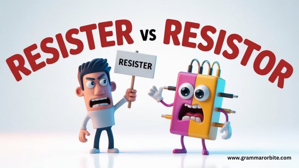 Resister vs Resistor Understanding the Real Difference