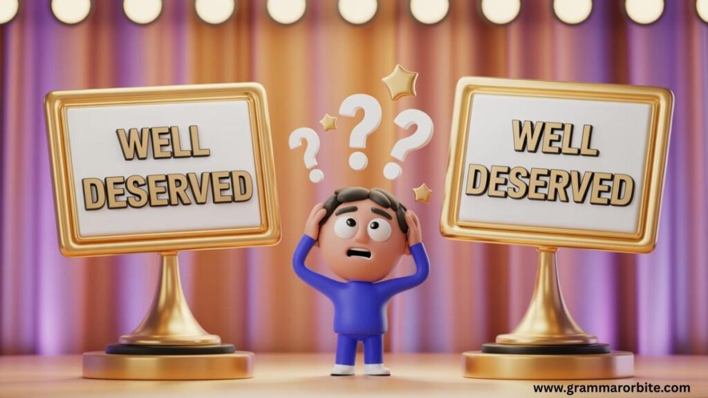 Well Deserved or Well Deserved? Mastering Hyphenation