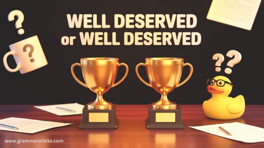 Real-Life Scenarios Well Deserved or Well Deserved