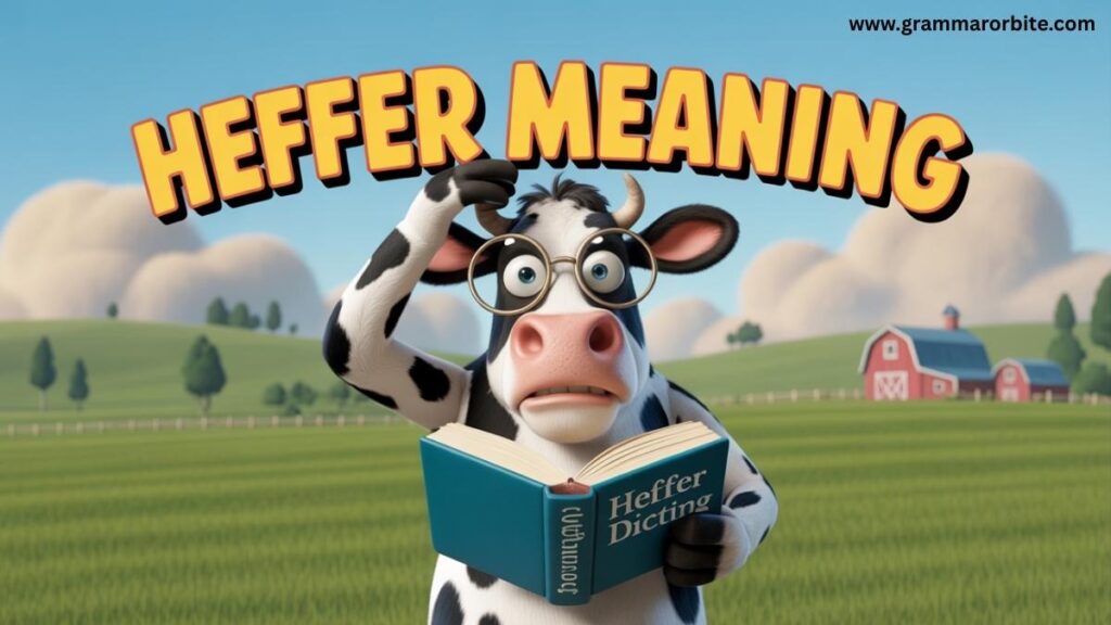 The Evolution of “Heffer Meaning” into Slang