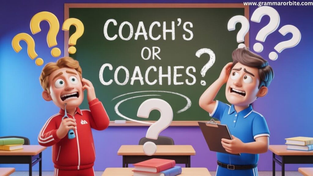 Side by Side Comparison Coachs or Coaches