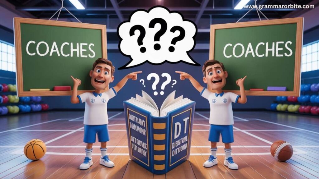 Coachs The Singular Possessive