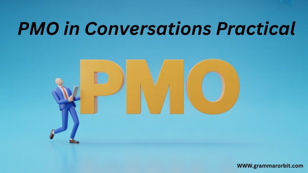 PMO in Conversations Practical Examples
