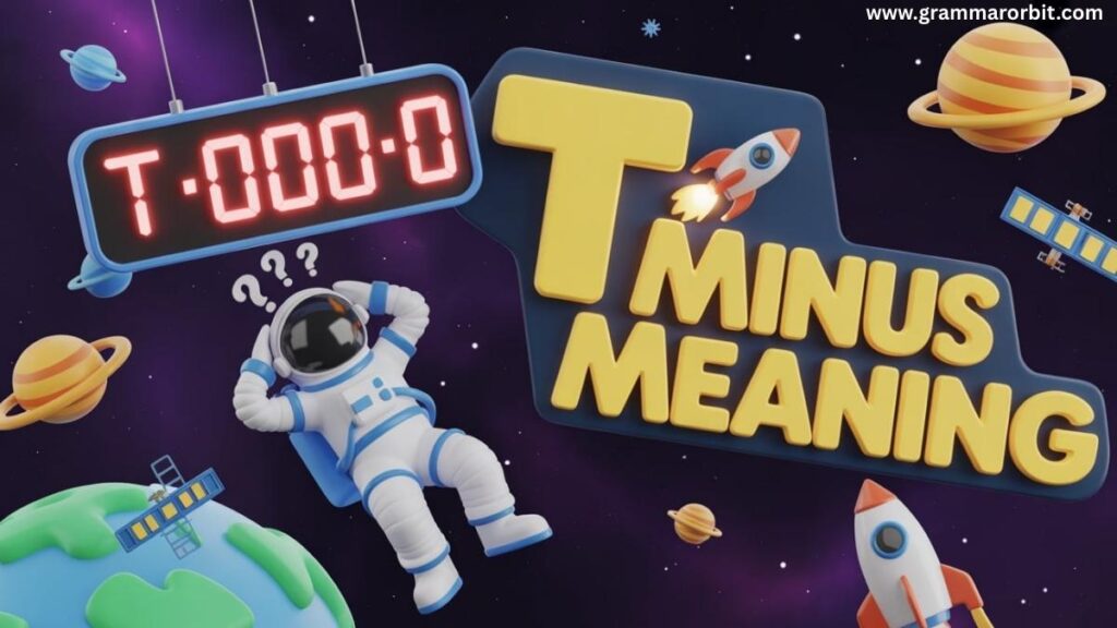 T Minus Meaning Origin and How to Use it