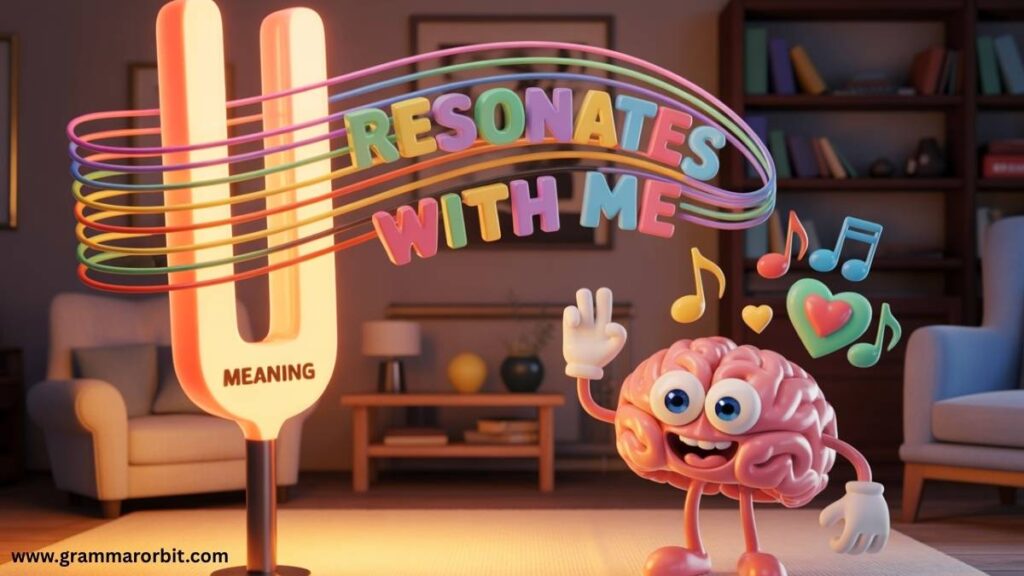 Resonates With Me Meaning Example Sentences