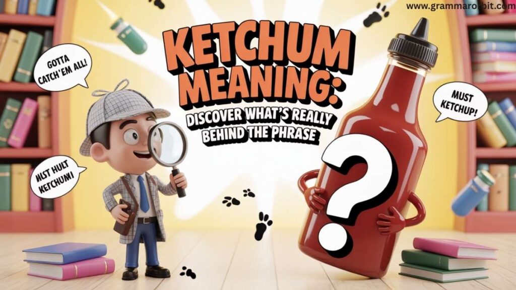 Ketchum Meaning Discover What’s Really Behind the Phrase