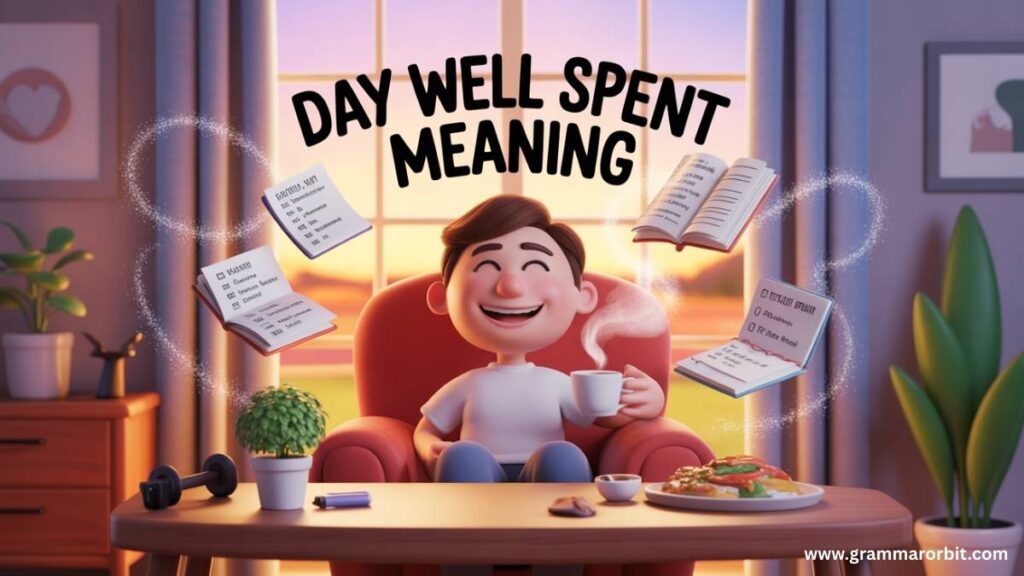 Day Well Spent Meaning: Is It Grammatically Correct to Say It?