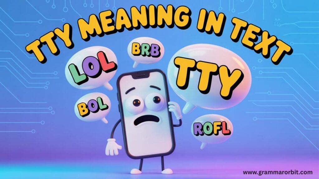 TTY Meaning in Text 📱 | Origins Uses & How to Reply